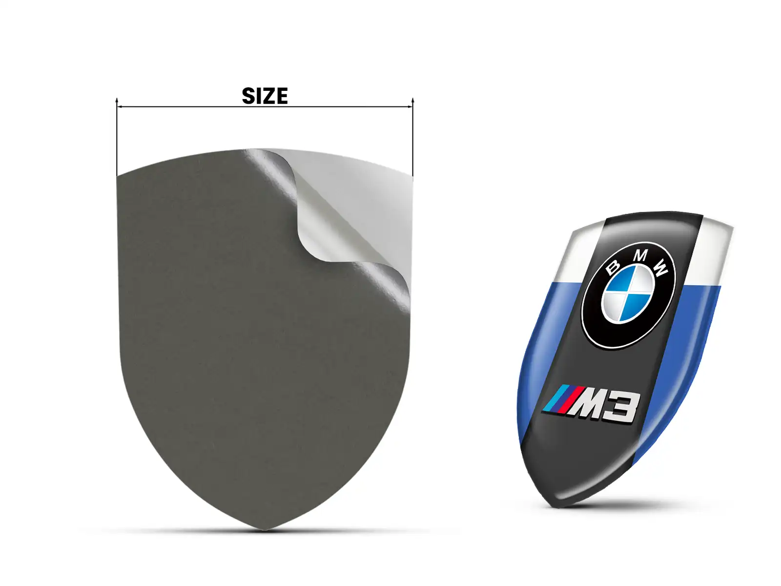 BMW Wasserfestes Etikett Sportlich Anpassbar Robust